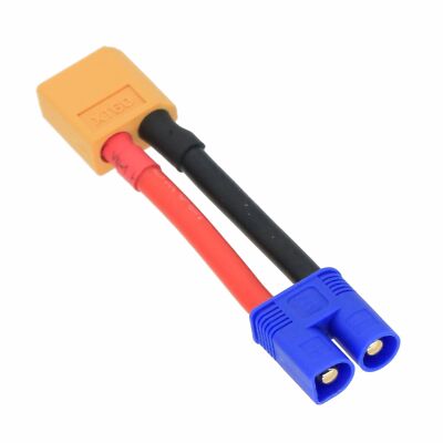 EC3 Male Plug to XT60 Male Plug cable 12AWG 5CM wire For RC Airsoft