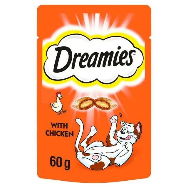Dreamies Cat Treats HÜHNCHEN 60g - 8er-PACK ANGEBOT