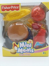 Fisher Price Mini Meals Burger Combo Hamburger Playset G8904 New 2005