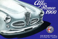 1955 Alfa Romeo 1900 - Promotional Advertising Magnet