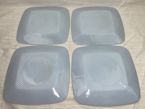 Vier Feuerkönig Charm 8,25" Delphit Azurit vier Mittagessen Salatteller blau Menge 4 - Bild 2 von 4
