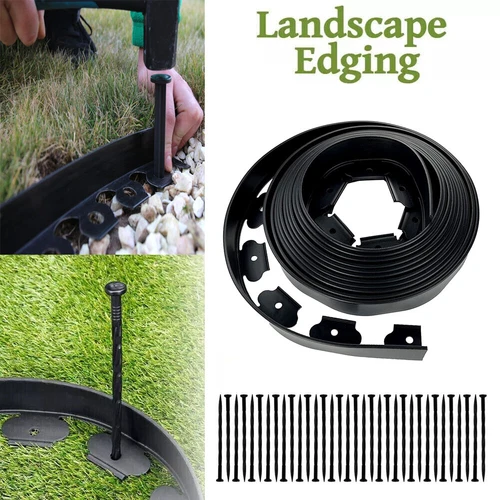 10M-50M Fence Landscape Garden Lawn Edging Border Flexible Plant Grass Barrier - Picture 3 of 17
