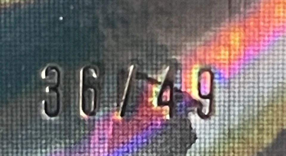 2018 PANINI NATIONAL CONVENTION LUKA DONCIC ROOKIE SPOKES PRISM #P1 RC #36/49 - image 2 of 4