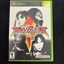 XBOX VIDEO GAME SOUL CALIBUR II 100 complete disc is mint