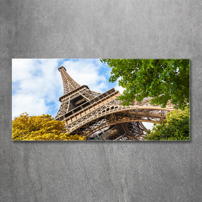 Acrylglas-Bild Wandbilder Druck 120x60 Deko Sehenswürdigkeiten Eiffelturm Paris
