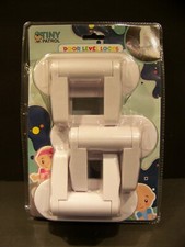 TINY PATROL DOOR SAFETY LEVER LOCK CHILD PROOF EASY INSTALL 6 PACK