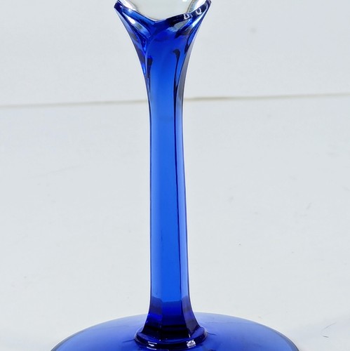 Geriffeltes Champagnerglas 9" hoch Ersatz Sammlerstück Stielglas Urlaub  - Bild 5 von 6