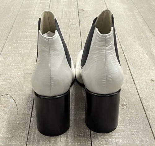 NIB Rag & Bone Aslen Crinkle Boot In Antique White Patent Size 9/39 MSRP $525 - Picture 5 of 9