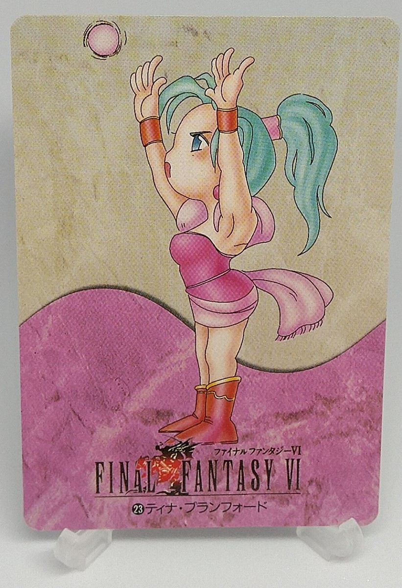 Tina Final Fantasy 6 Bandai Carddass FF Ⅵ No.23 Japanese made in
