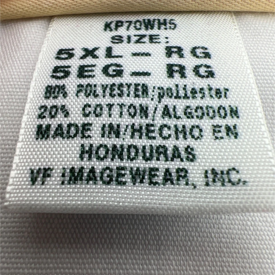 Red Kap Lab Coat Unisex White 80/20 KP70WH5 Size 5XL Never Worn - Image 4 of 4