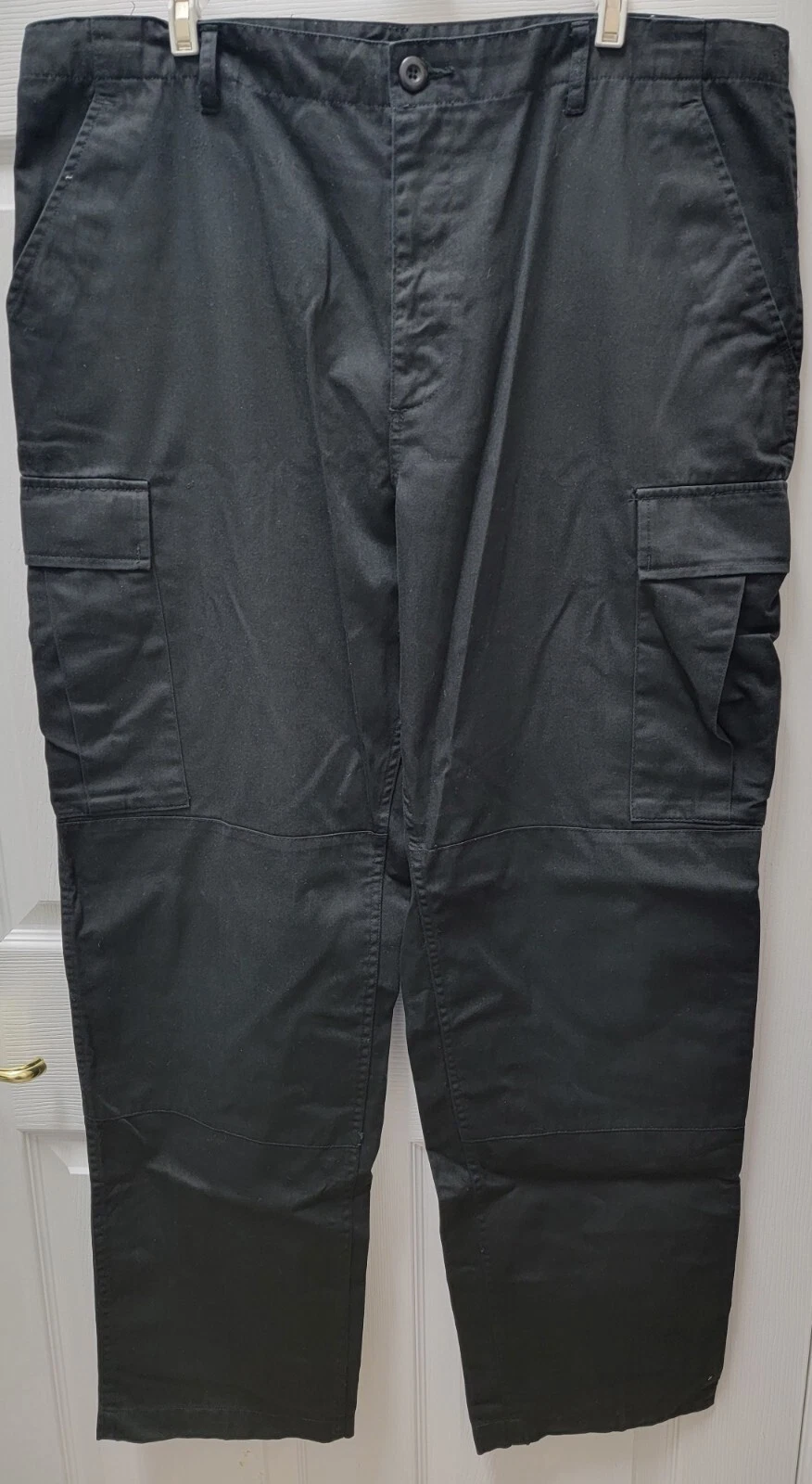 Genuine Gear Black Cargo Pants Large