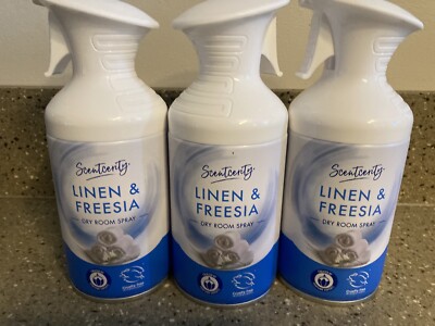 3 X LEINEN & FREESIEN TROCKENRAUMNEBEL NEUTRALISIERT GERÜCHE OHNE WASSERZUSATZ JE 250ml
