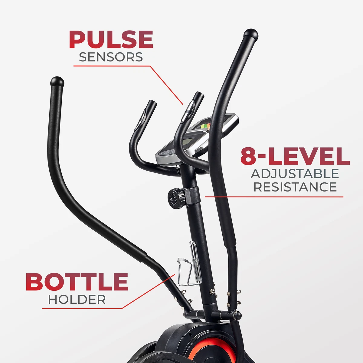 Sunny health and online fitness premium cardio climber