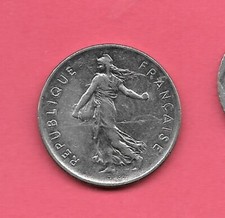 France French Km926a.1 1970 Xf-super Circulated Large Old 5 Franc Coin