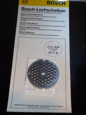 Bosch Fleischwolf - Lochscheibe 4,5 mm Gr. 7 zB für Bosch Küchenmaschine MUM 6+7
