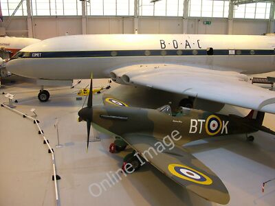 Photo 6x4 Comet and Spitfire. Hatton Grange De Havilland Comet and Superm c2010