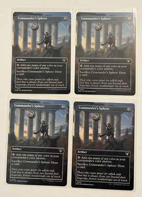 MTG - Commander Masters - Commander Sphere Borderless 0655 x 4