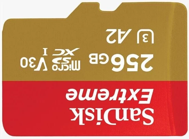 Sandisk 256GB Micro SD 4K U3 A2 Class 10 Card 190MB/s For GoPro Hero 11 10 MAX - Image 3 of 4