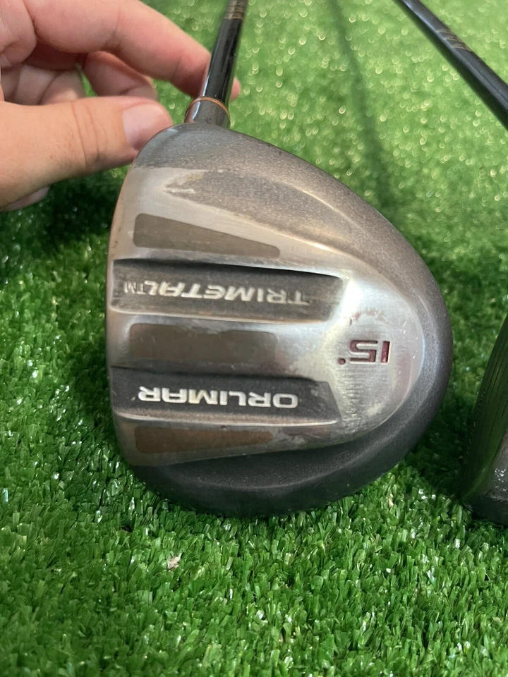 Orlimar Trimetal Woods Set 15* & 19* Regular Graphite Shafts - Image 2 of 4