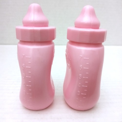Baby So Beautiful Pink Bottle Playmates Toy Replacement 1995 Vintage Lot Of 2 - Picture 4 of 6