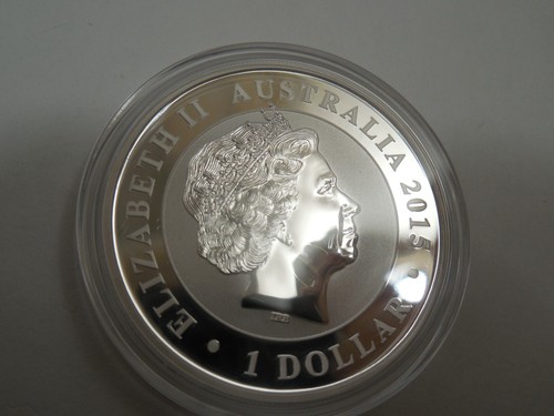 2015 P25 Australia $1 Kookaburra 1 Oz . 999 Fine Silver Coin ~ Goat Privy - Picture 19 of 20