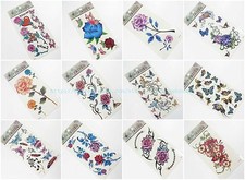 12 sheets temporary tattoo temp tatu bulk temporary tattoos