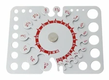 K&B Stone and Diamond Gauge Jewelry Making Gemstone Setting Measuring Tool