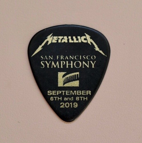 Metallica 19 S M2 San Francisco Symphony Custom Guitar Pick Tuxedo Ebay