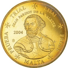 [#385602] Malte, 50 Euro Cent, 2004, unofficial private coin, FDC, Laiton