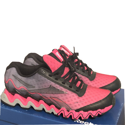 Reebok Running Shoes Pink Black Size 9 Zigultra