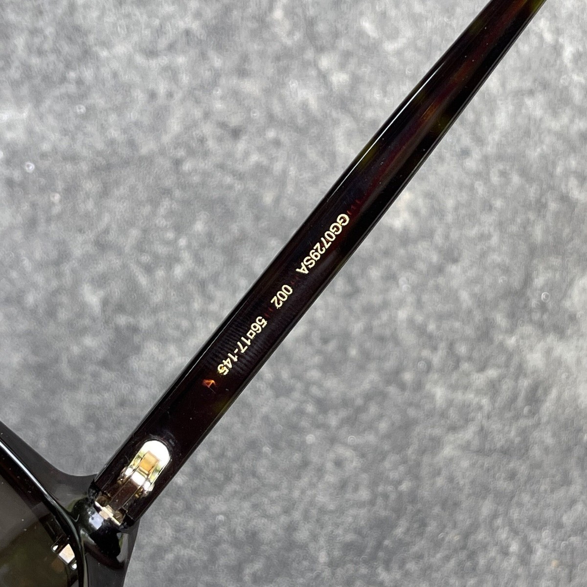 GUCCI GG0729SA 002 Havana Dark Brown Round Oval Panthos Women\'s Sunglasses GUCCI GG0729SA 002 Havana Dark Brown Round Oval Panthos 56  main image 2