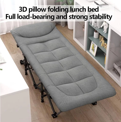 Feldbett Bis 200kg Campingbett Campingliege Gästebett Klappbett Reise XXL 190cm - Bild 8 von 14