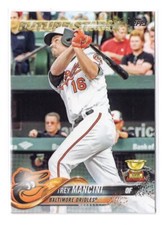 Baseball Card - 2018 Trey Mancini 285 - Baltimore Orioles Topps Future Stars RC