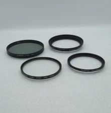 Lot of 4 Fotodiox Camera Lens Filters & Step Down Rings