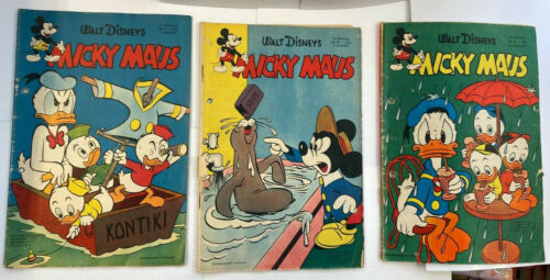 Micky Maus 1956 Original 1-11 komplett Ehapa Carl Barks Originalhefte - Photo 1/7