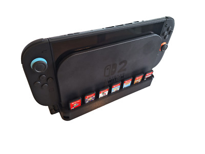 Nintendo Switch 2 Wall Mount | With Game Storage, Joy Con Hangers, and Screws
