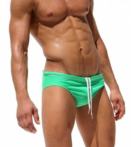 SALE MEN'S SEXY BEACH BIKINI SWIM 30"-34"in LOW FIT WAIST GREEN