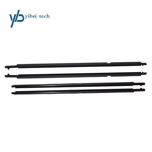 For Highlander 2008 2009 2010 Window Weatherstrip Sweep Molded Trim Outer Black - Picture 2 of 6