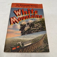 White Mountains New Hampshire 61 Pictorial Scenes Not Dated Original