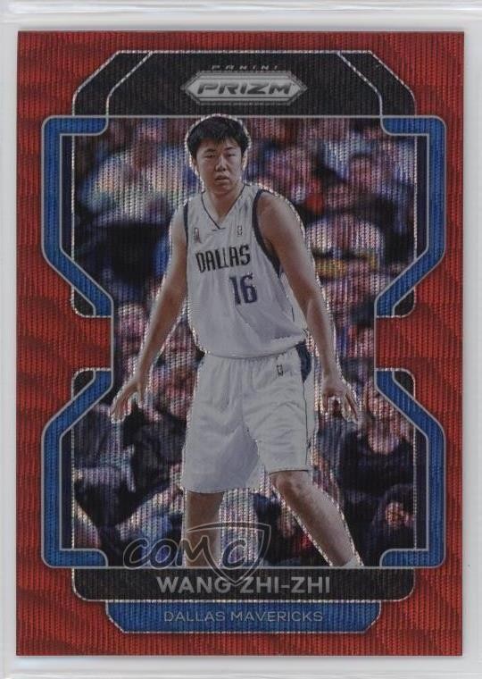 2021-22 Panini Prizm Ruby Wave Prizm Wang Zhizhi Wang Zhi-Zhi #273 6k2