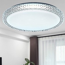 LED Flush Mount Ceiling Light Ultra Thin Round Cool White 6000K 18W/24W/36W/48W