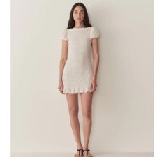 DOEN NEW Rizzo Dress In Salt Size Large
