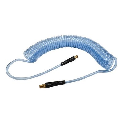 Interstate Pneumatics HR24-050 Blue Polyurethane Recoil Air Hose 1/4 In x 50 ft