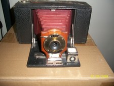 Kodak No. 3 Folding Brownie Camera Model A, Red Bellows. READ DESCRIPTION