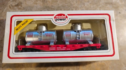 Vagón de tren plano de vinos Sonoma modelo HO 8162 | Zustand: New