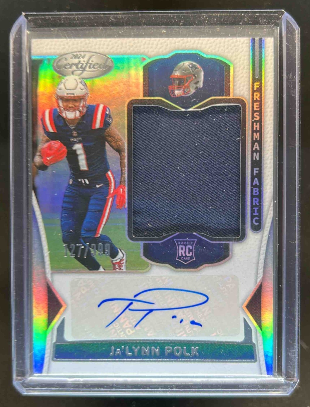 2024 Certified Ja'Lynn Polk Freshman Fabric Jersey RC Auto #/399