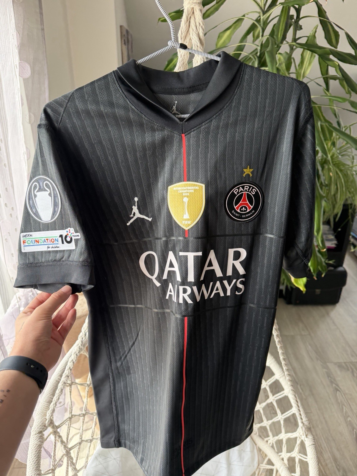 Maillot Fourth PSG Kvaratskhelia 7 maillot de foot Paris saison 2025 2026 adulte