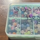 Multicolor Smooth Round glass Beads 8mm 1mm Hole 500pcs Center — photo 2