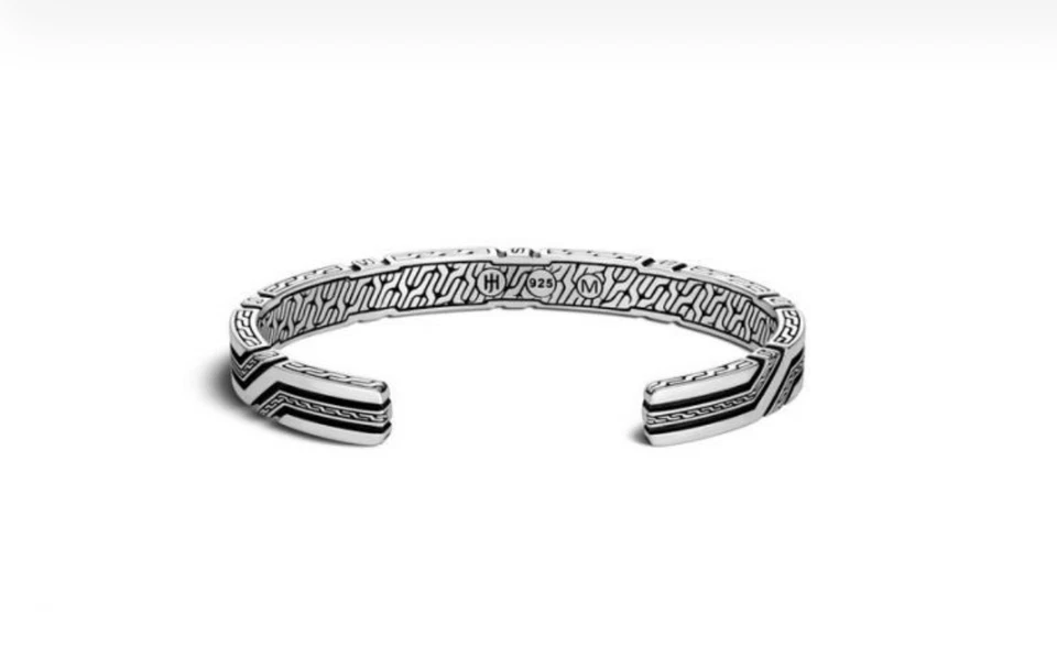 Brazalete Brazalete John Hardy Plata Esterlina Clásico Cadena 8MM $850 - Nuevo Foto 2 de 4