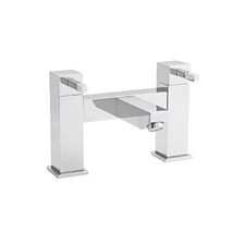 Kartell K-Vit Pure Chrome Bridge Bath Mixer Tap Stick Handles TAP052PR